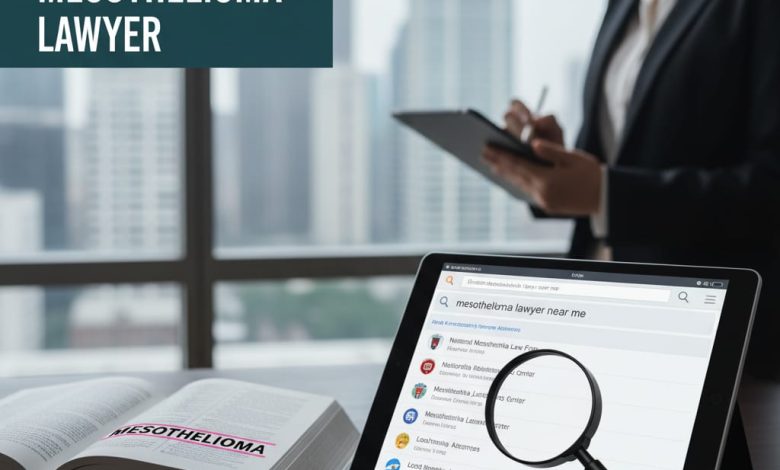 A mesothelioma attorney advising a client on legal options for asbestos exposure